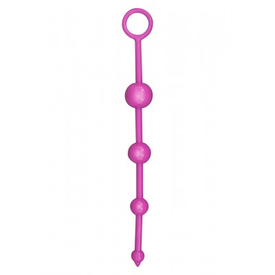 CATENA ANALE A 4 SFERE STIMOLANTI \"FUNKY BUTT BEADS\" FUCSIA