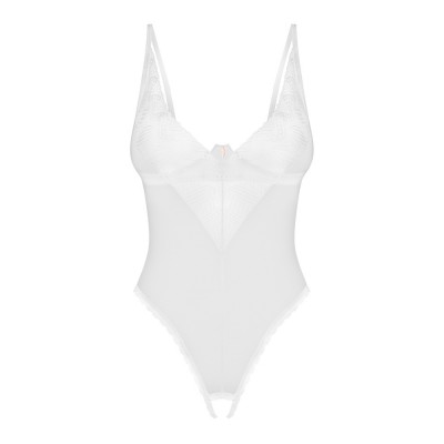 Corpetto senza cavallo in elegante bianco Obsessive